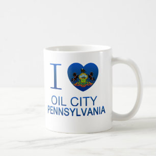 I Liebe-Öl-Stadt, PA Kaffeetasse