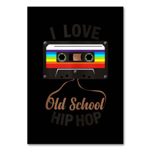 I LIEBE OLD SCHOOL HIP HOP Music 80er 90s Cassette Tischnummer