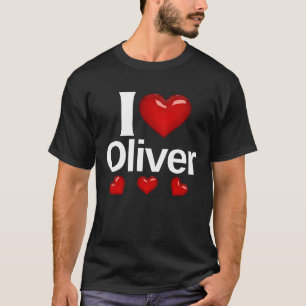 I Liebe Oliver Gift for Friend Fashion Design Styl T-Shirt