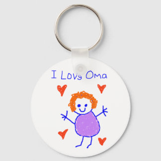 I Liebe Oma Schlüsselanhänger