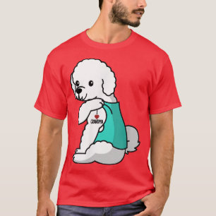 I Liebe Oma Tattoo Bichon Frise Dog T-Shirt