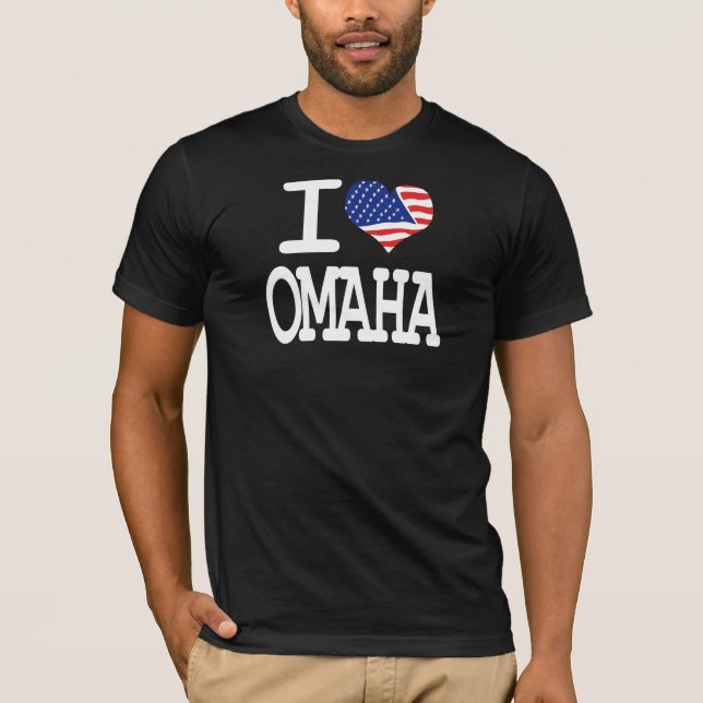 I Liebe Omaha T-Shirt (Vorderseite)