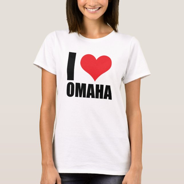 I Liebe Omaha T-Shirt (Vorderseite)