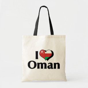 I Liebe Oman Flag Tragetasche