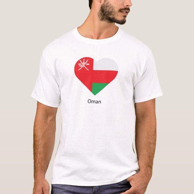 I Liebe Oman T-Shirt (Vorderseite)
