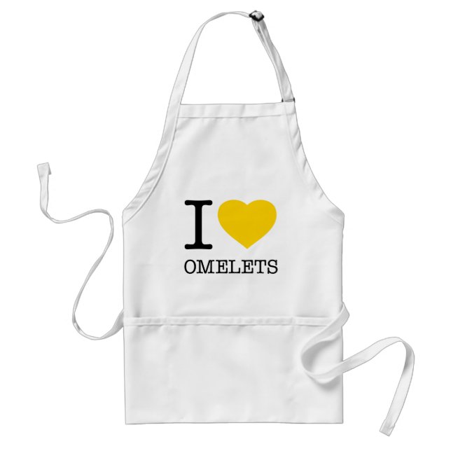I LIEBE OMELETS SCHÜRZE (Vorne)