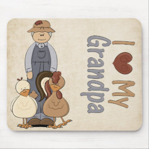 I Liebe Opa Mousepad