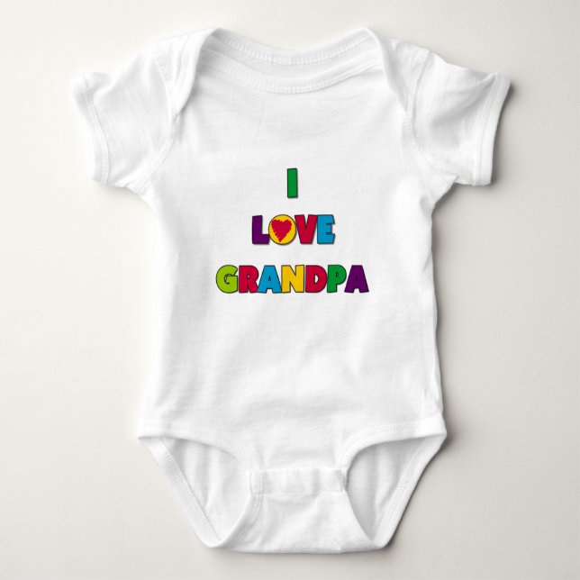 I Liebe Opa T - Shirt und Geschenke (Vorderseite)