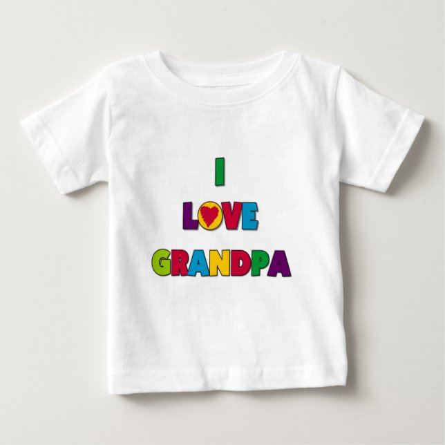 I Liebe Opa T - Shirt und Geschenke (Vorderseite)