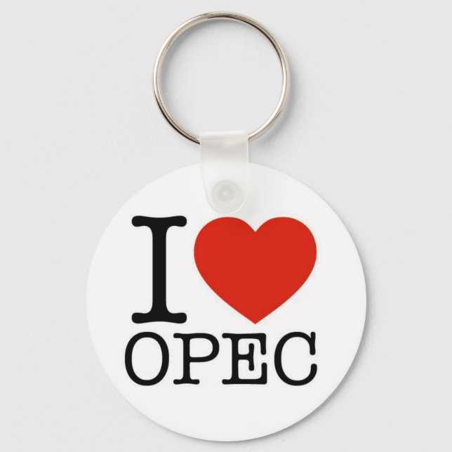 I LIEBE OPEC SCHLÜSSELANHÄNGER (Vorderseite)