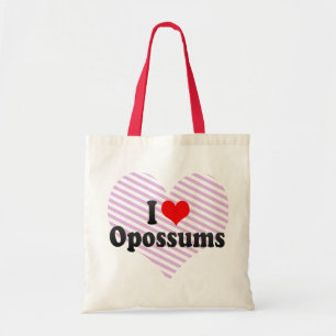 I Liebe-Opossums Tragetasche