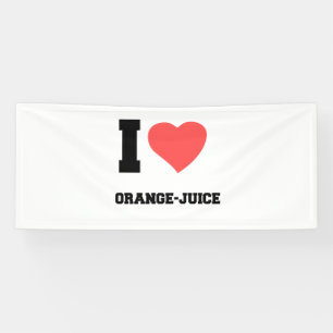 I LIEBE ORANGE JUICE BANNER
