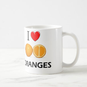 I Liebe-Orangen Tasse