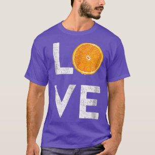 I Liebe Orangen Tropenobst T-Shirt