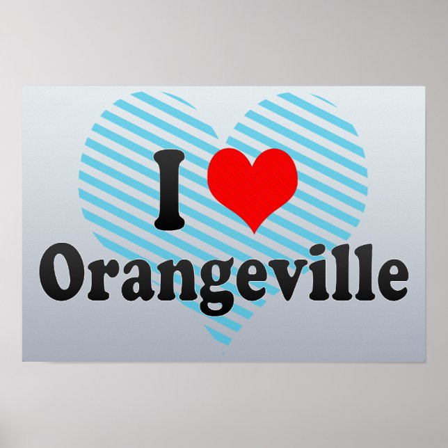 I Liebe Orangeville, Kanada Poster (Vorne)