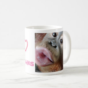 I Liebe Orangutans Kaffeetasse