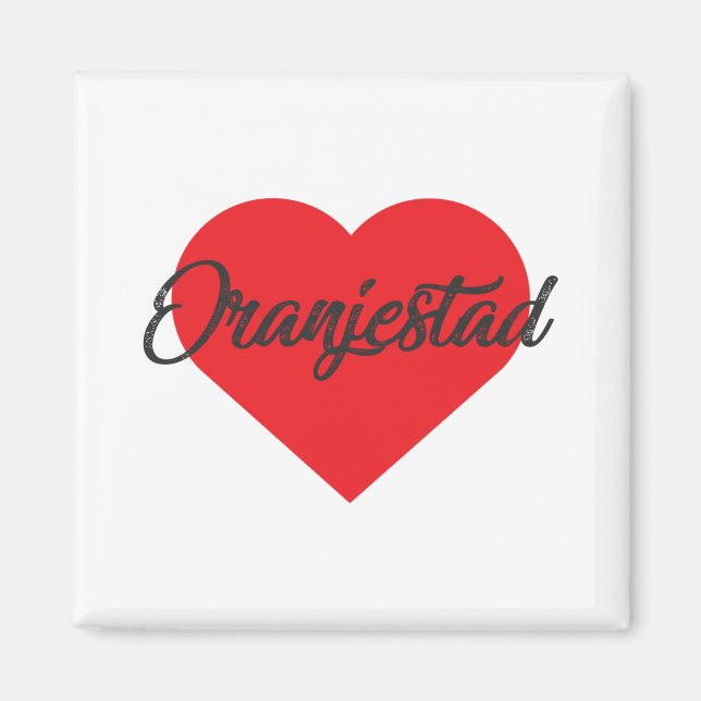 I Liebe Oranjestad - Aruba Magnet (Vorne)