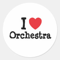I Liebe Orchesterherz personalisiert