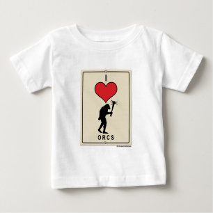 I Liebe Orcs Baby T-shirt