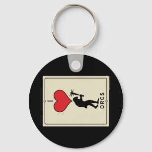 I Liebe Orcs Schlüsselanhänger