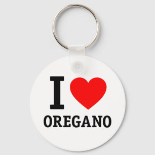 I Liebe Oregano Schlüsselanhänger