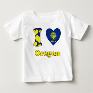 I Liebe Oregon Baby T-shirt