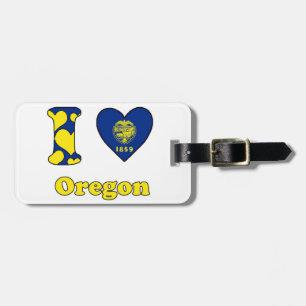 I Liebe Oregon Gepäckanhänger