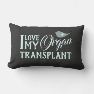 I Liebe Organtransplantation Organempfänger Lendenkissen