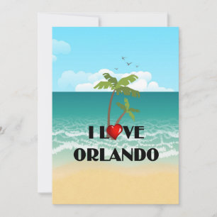I Liebe Orlando, Florida Karte