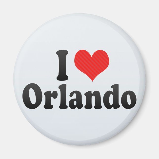 I Liebe Orlando Magnet (Vorne)