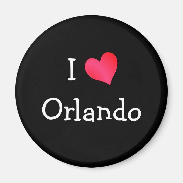 I Liebe Orlando Magnet (Vorne)