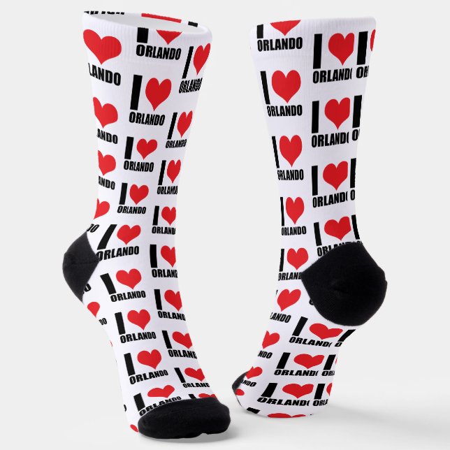 I Liebe Orlando Socken (Gewinkelt)