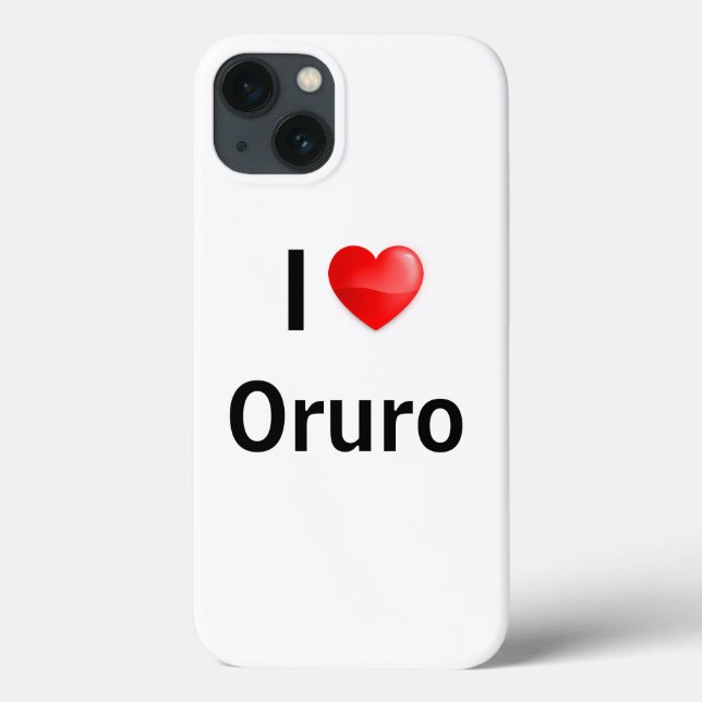 I Liebe Oruro Case-Mate iPhone Hülle (Rückseite)
