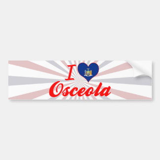 I Liebe Osceola, New York Autoaufkleber