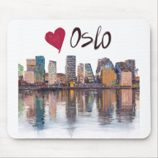 I Liebe Oslo Mousepad