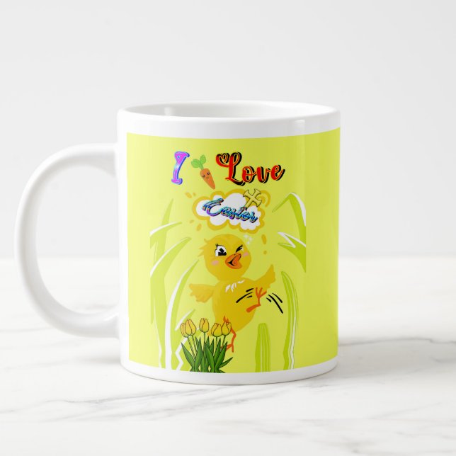 I Liebe Oster Jumbo-Tasse (Links)