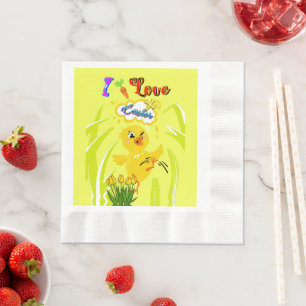 I Liebe Oster Serviette