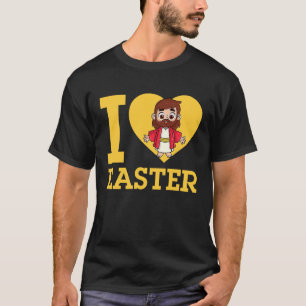 I Liebe Osterfeier ich Ostern Christlich Jesus Chr T-Shirt