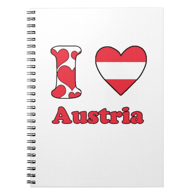 I Liebe Österreich Notizblock (Vorderseite)