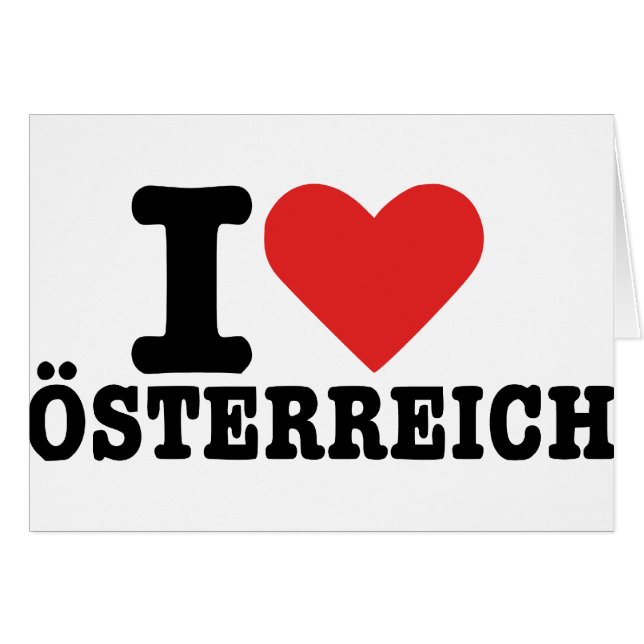 I Liebe Österreich - Österreich (Vorderseite (Horizontal))