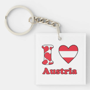 I Liebe Österreich Schlüsselanhänger