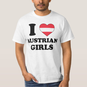 I Liebe Österreichische Girls T-Shirt