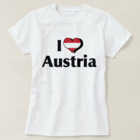 I Liebe - Österreichs Flagge