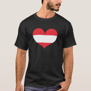 I Liebe - Österreichs Flagge T-Shirt