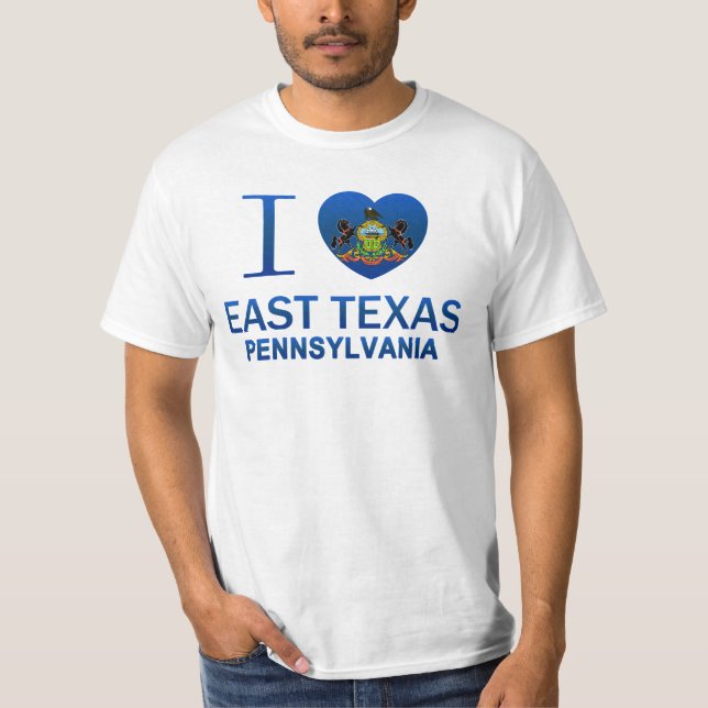 I Liebe Osttexas, PA T-Shirt (Vorderseite)