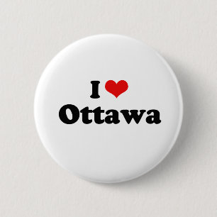I Liebe-Ottawa-T-Shirt Button