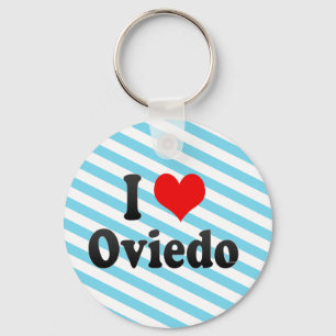 I Liebe Oviedo, Spanien Schlüsselanhänger
