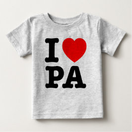 I LIEBE PA Pennsylvania Baby T-shirt