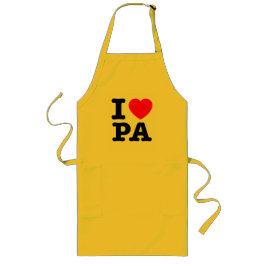 I LIEBE PA Pennsylvania Lange Schürze