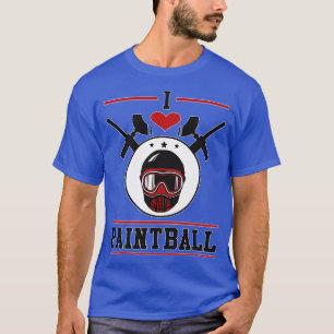 I Liebe Paintball Lover Paintballing Softair T-Shirt